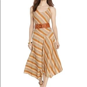 Lauren Ralph Lauren tribal handkerchief mid dress